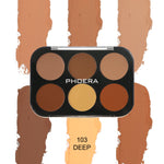 Load image into Gallery viewer, PHOERA Cream Concealer Correct Contour Palette
