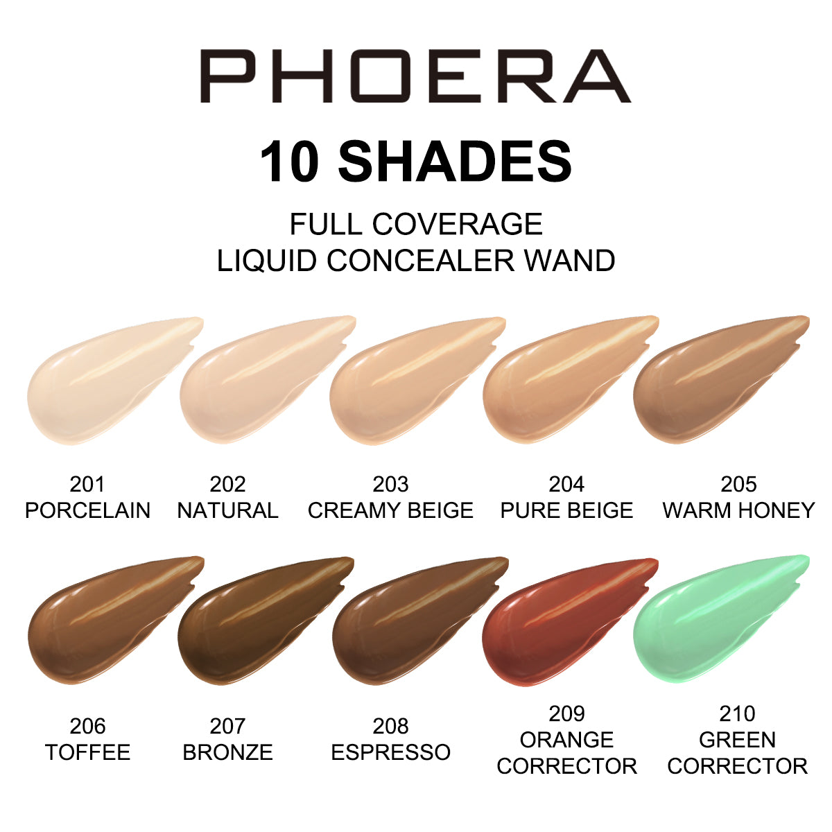 PHOERA Full Coverage Liquid Concealer Wand