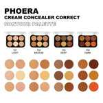 Load image into Gallery viewer, PHOERA Cream Concealer Correct Contour Palette
