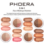 Load image into Gallery viewer, PHOERA 3 in 1 MAKEUP PALETTE
