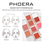 Load image into Gallery viewer, PHOERA Radiant Matte Powder Blush
