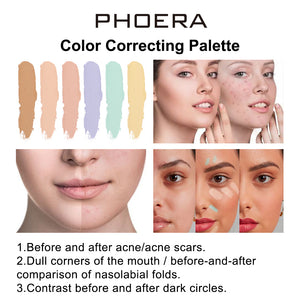 PHOERA Cream Concealer Correct Contour Palette
