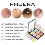 Load image into Gallery viewer, PHOERA Cream Concealer Correct Contour Palette
