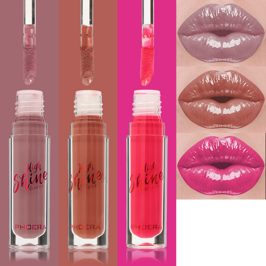 Cushiony High Gloss Lip Gloss Kits