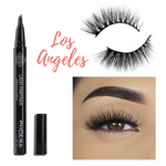Load image into Gallery viewer, PHOERA 9D Synthetic Mink Lashes &amp; Adhesive Eyeliner Kit
