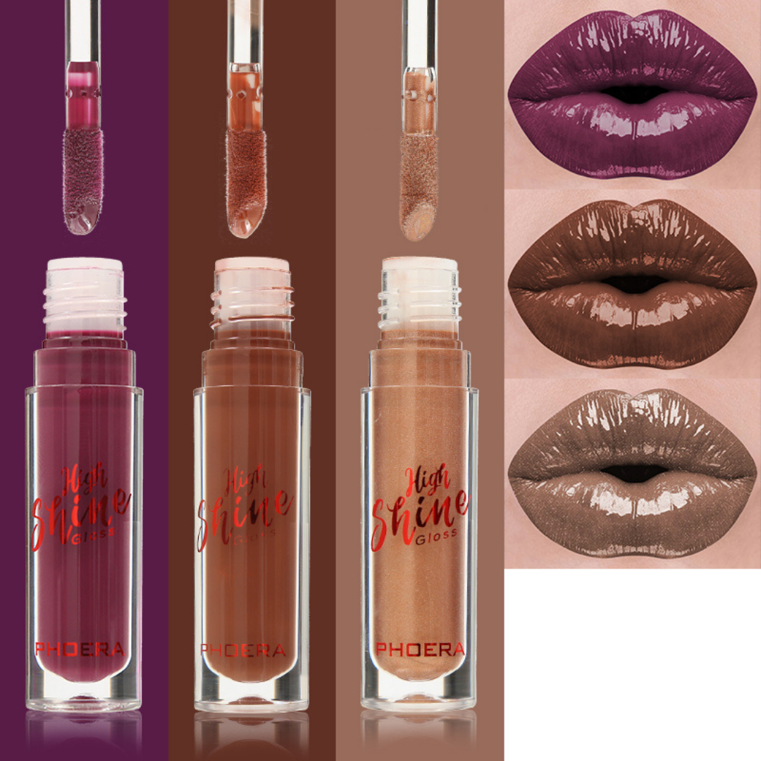 Cushiony High Gloss Lip Gloss Kits