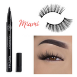 Load image into Gallery viewer, PHOERA 9D Synthetic Mink Lashes &amp; Adhesive Eyeliner Kit
