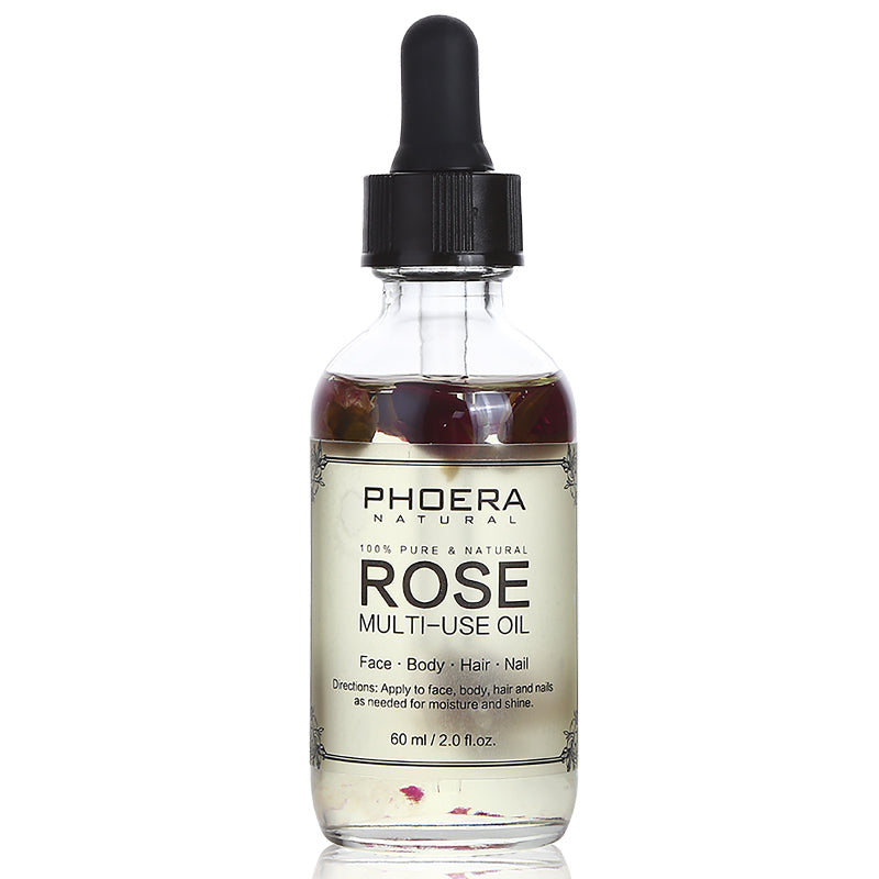 PHOERA Multi-Use Oil For Face Body and Hair With Natural Petals