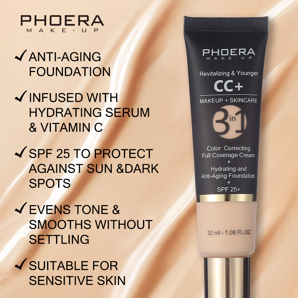 PHOERA Anti-Aging Color Correcting Cream Foundation 32ml