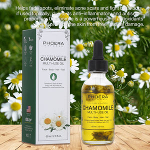 PHOERA Multi-Use Oil For Face Body and Hair With Natural Petals